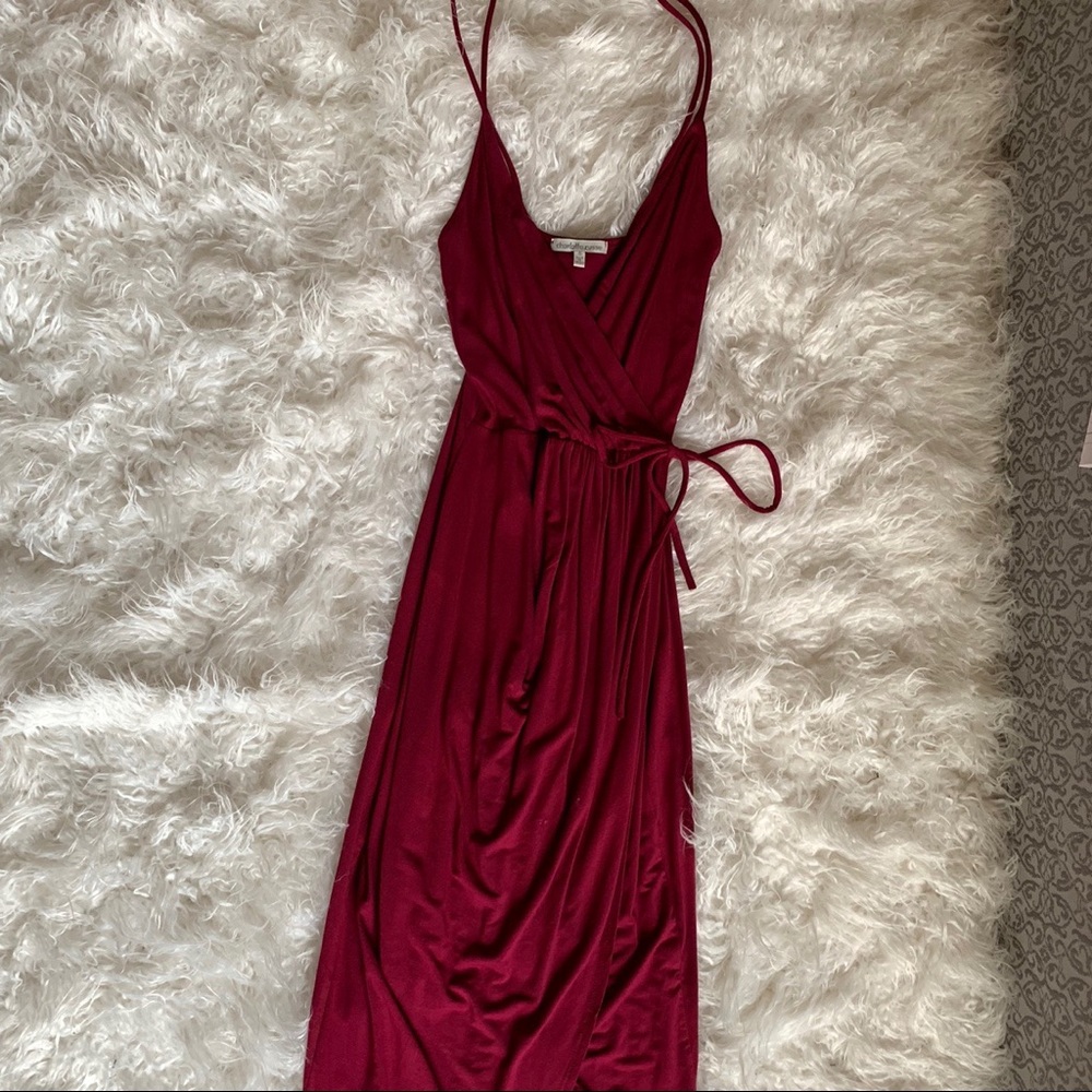 Cute maroon strappy dress ❤️❤️